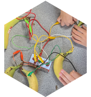 Hexagon pattern left